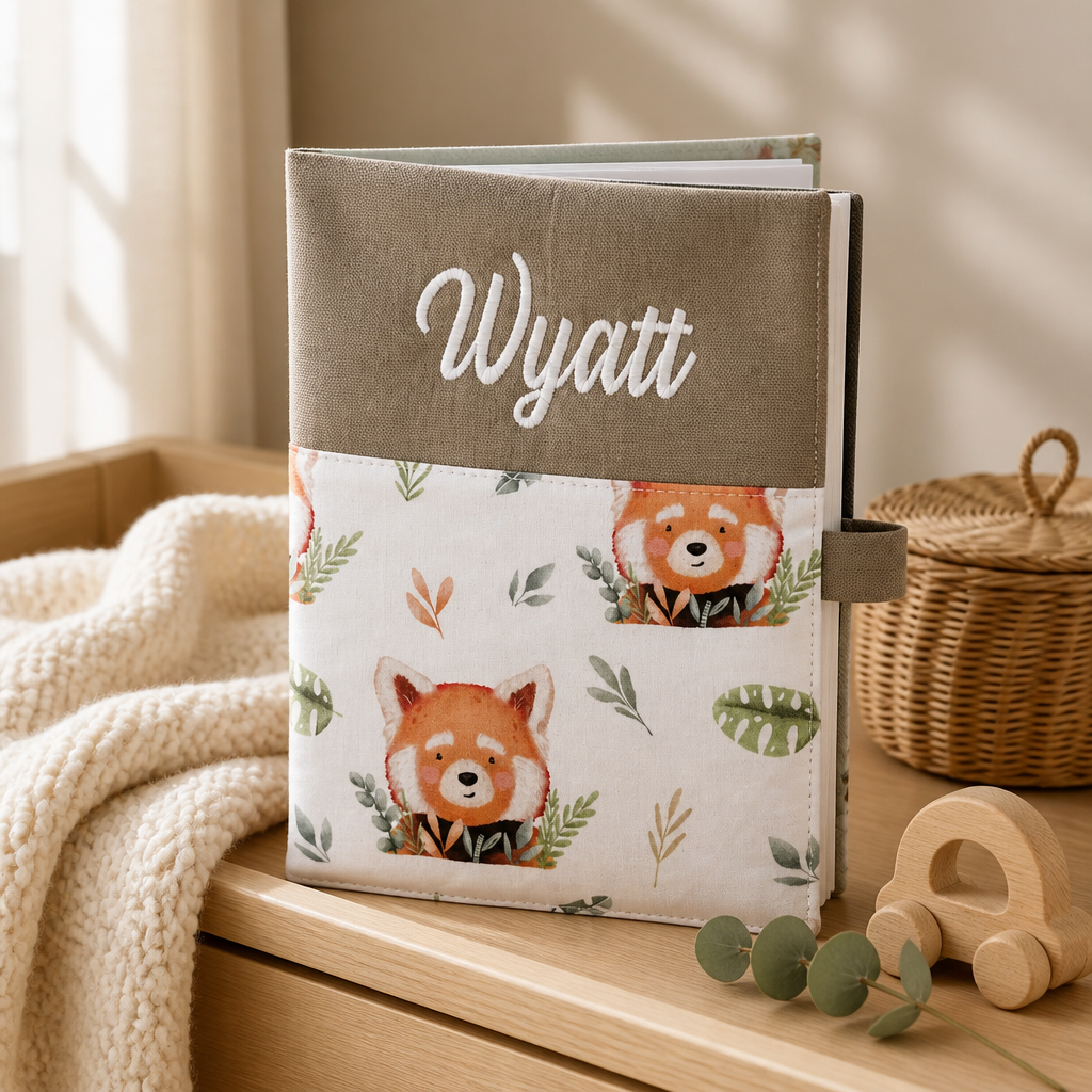 Protège Carnet de Santé Personnalisé en Coton