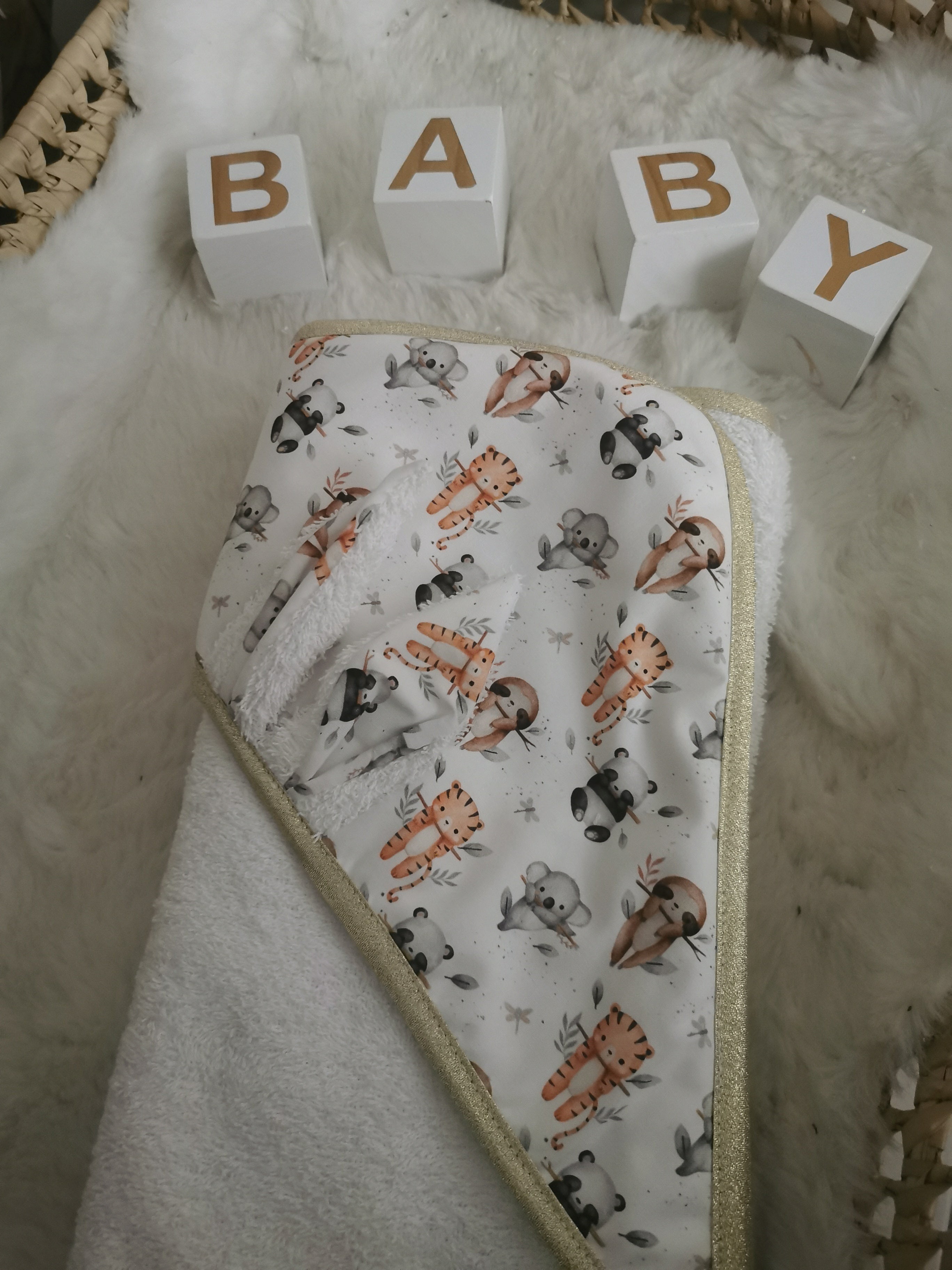Cape de bain personnaliséee